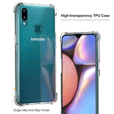 Microsonic Samsung Galaxy A10S Kılıf Anti Shock Silikon Şeffaf