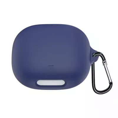 Microsonic Anker Soundcore Liberty 4 Pro Kılıf Askılı Mat Silikon Lacivert