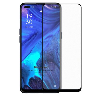 Microsonic Oppo Reno 4 Matte Flexible Ekran Koruyucu Siyah