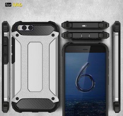 Microsonic Xiaomi Mi6 Kılıf Rugged Armor Rose Gold