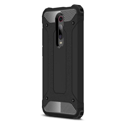 Microsonic Xiaomi Redmi K20 Kılıf Rugged Armor Siyah