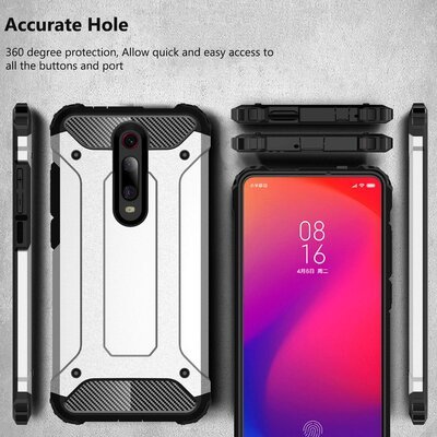 Microsonic Xiaomi Redmi K20 Kılıf Rugged Armor Mavi