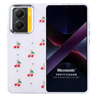 Microsonic Xiaomi Poco X7 Pro Kılıf PrettyCharm Cherry