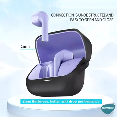 Microsonic Anker Soundcore K20i Kılıf Askılı Mat Silikon Kırmızı