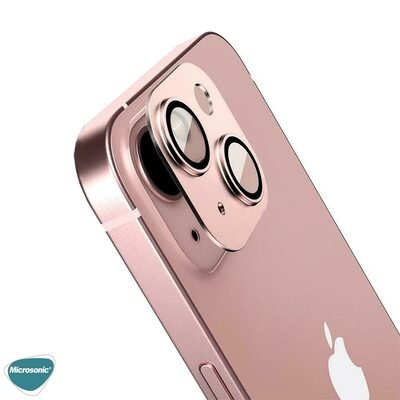 Microsonic Apple iPhone 13 Mini V2 Kamera Lens Koruyucu Gold