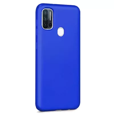 Microsonic Matte Silicone Reeder P13 Blue Max Pro Kılıf Mavi