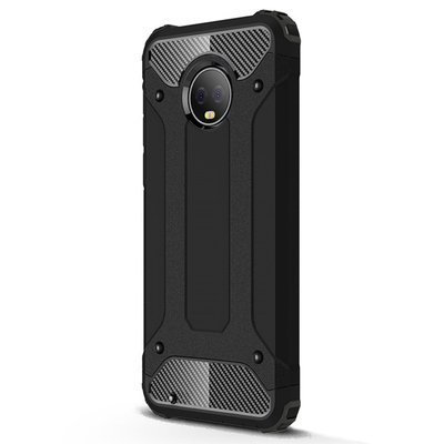 Microsonic Motorola Moto G6 Kılıf Rugged Armor Siyah