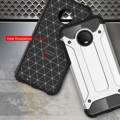 Microsonic Motorola Moto G6 Kılıf Rugged Armor Mavi