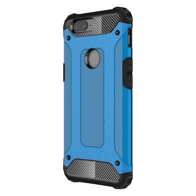 Microsonic OnePlus 5T Kılıf Rugged Armor Mavi