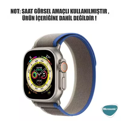 Microsonic Apple Watch Series 7 41mm Kordon Trail Loop Kahverengi