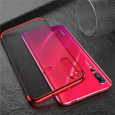 Microsonic Huawei Y9 Prime 2019 Kılıf Skyfall Transparent Clear Siyah