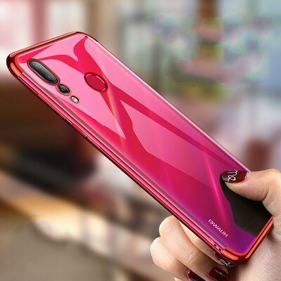 Microsonic Huawei Y9 Prime 2019 Kılıf Skyfall Transparent Clear Siyah