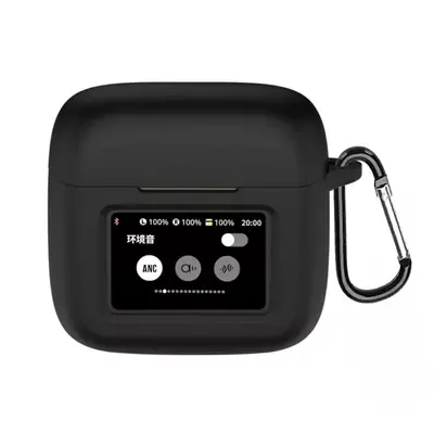 Microsonic JBL Tour Pro 3 Kılıf Askılı Mat Silikon Siyah
