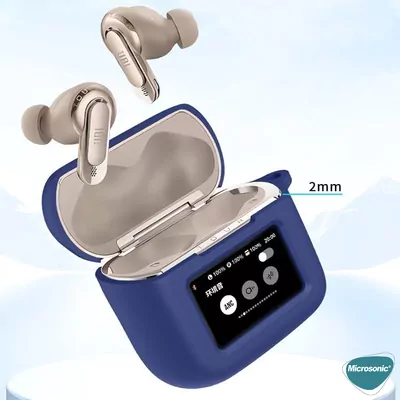 Microsonic JBL Tour Pro 3 Kılıf Askılı Mat Silikon Siyah
