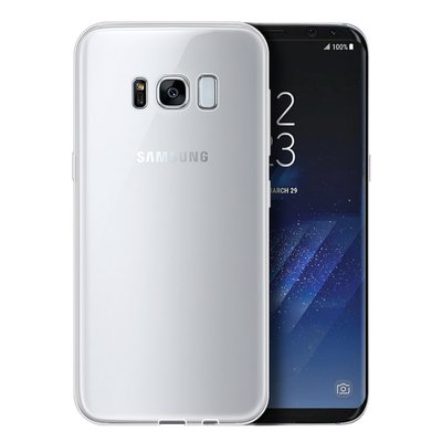 Microsonic Samsung Galaxy S8 Kılıf Transparent Soft Beyaz