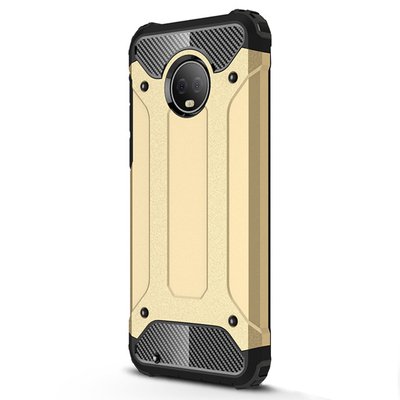 Microsonic Motorola Moto G6 Kılıf Rugged Armor Gold