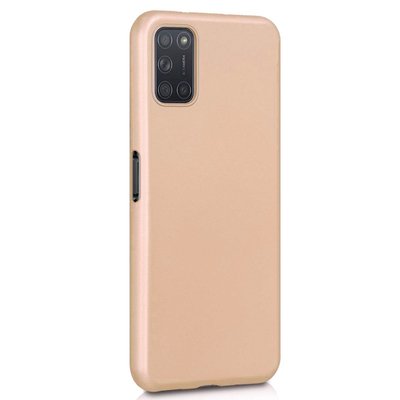 Microsonic Oppo A72 Kılıf Matte Silicone Gold