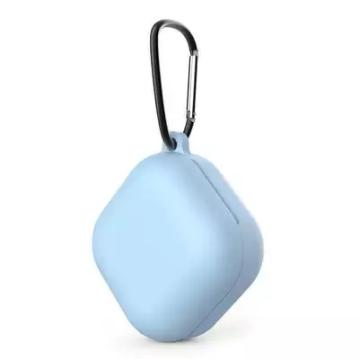 Microsonic Samsung Galaxy Buds Core Kılıf Askılı Mat Silikon Bebe Mavisi