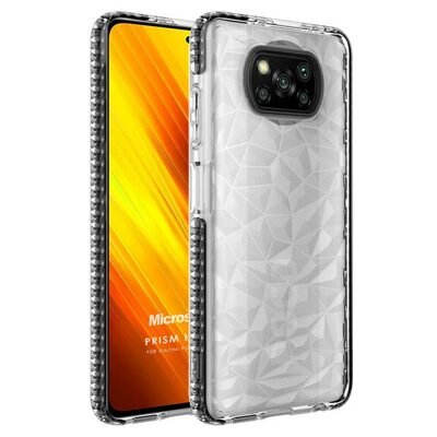 Microsonic Xiaomi Poco X3 Pro Kılıf Prism Hybrid Siyah