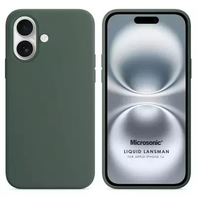 Microsonic Apple iPhone 17 Kılıf Liquid Lansman Silikon Yeşil