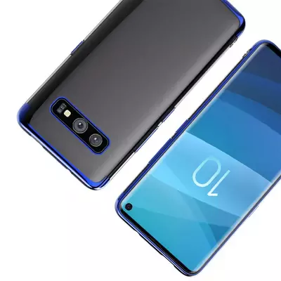 Microsonic Samsung Galaxy S10e Kılıf Skyfall Transparent Clear Kırmızı