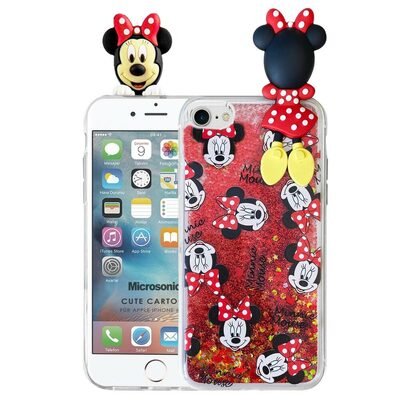 Microsonic Apple iPhone 8 Kılıf Cute Cartoon Minnie Mouse