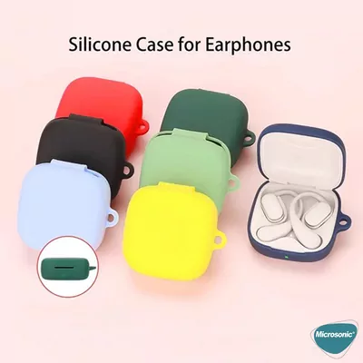 Microsonic Huawei FreeArc Kılıf Askılı Mat Silikon Koyu Yeşil