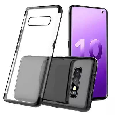 Microsonic Samsung Galaxy S10e Kılıf Skyfall Transparent Clear Siyah