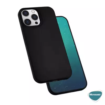 Microsonic Xiaomi Redmi A3 Kılıf Groovy Soft Siyah