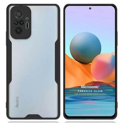 Microsonic Xiaomi Redmi Note 10 Pro Kılıf Paradise Glow Siyah