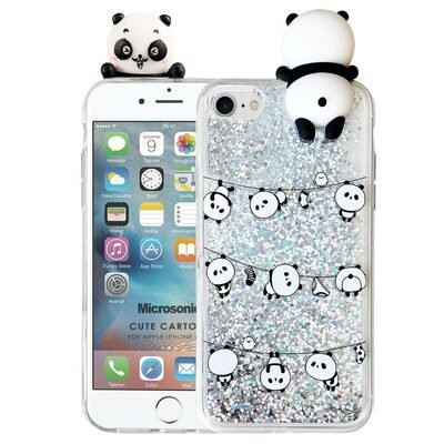 Microsonic Apple iPhone 7 Kılıf Cute Cartoon Panda