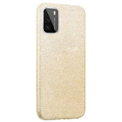 Microsonic Xiaomi Poco M3 Kılıf Sparkle Shiny Gold