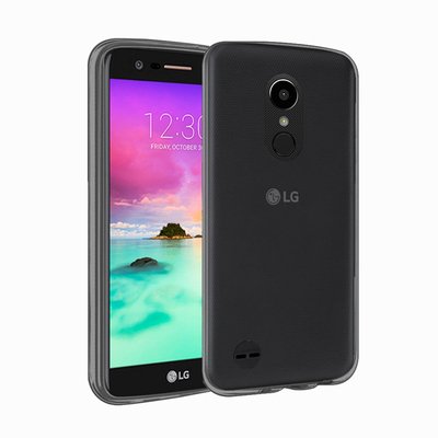 Microsonic LG K8 2017 Kılıf Transparent Soft Siyah