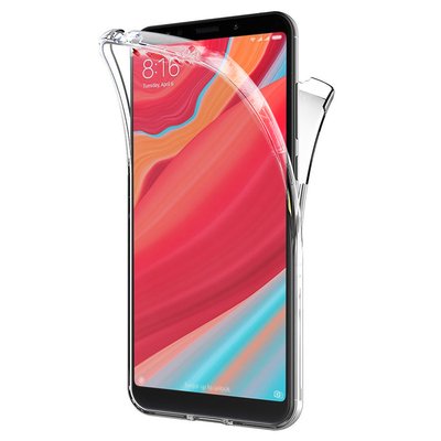 Microsonic Xiaomi Redmi S2 Kılıf Komple Gövde Koruyucu Silikon Şeffaf