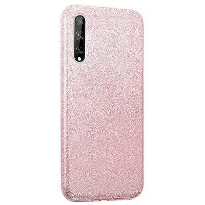 Microsonic Huawei Y8P Kılıf Sparkle Shiny Rose Gold