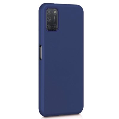 Microsonic Oppo A92 Kılıf Matte Silicone Lacivert