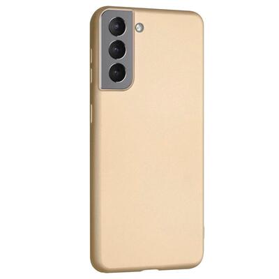 Microsonic Samsung Galaxy S22 Plus Kılıf Matte Silicone Gold