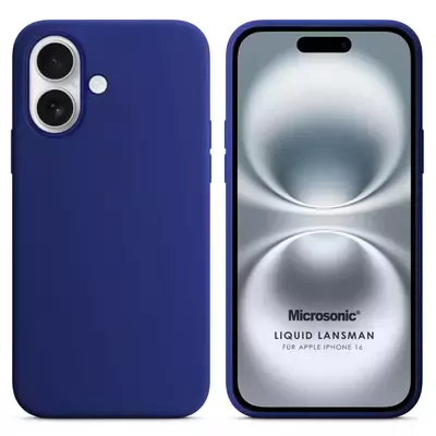 Microsonic Apple iPhone 17 Kılıf Liquid Lansman Silikon Lacivert