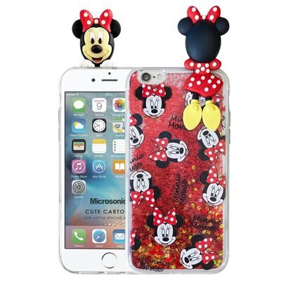 Microsonic Apple iPhone 6 Plus Kılıf Cute Cartoon Minnie Mouse