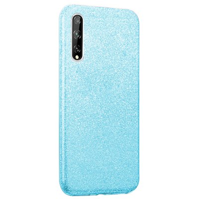 Microsonic Huawei Y8P Kılıf Sparkle Shiny Mavi