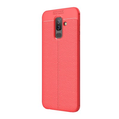 CaseUp Samsung Galaxy J8 Kılıf Niss Silikon Kırmızı