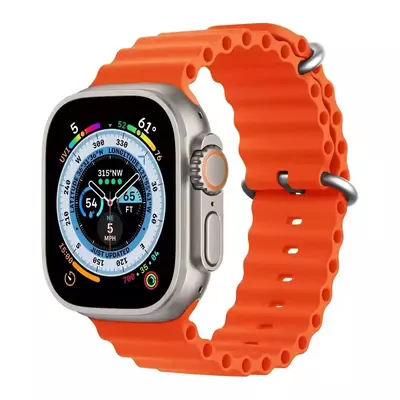 Microsonic Apple Watch Ultra Kordon Ocean Band Turuncu