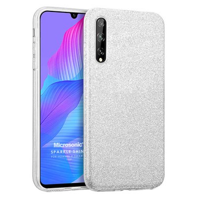 Microsonic Huawei Y8P Kılıf Sparkle Shiny Gümüş