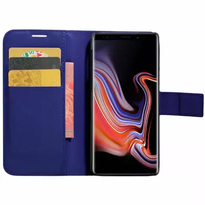 Microsonic Cüzdanlı Deri Samsung Galaxy Note 9 Kılıf Lacivert