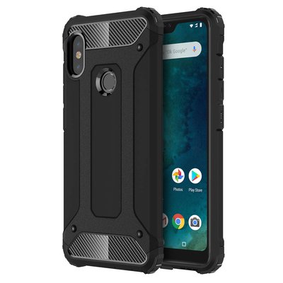 CaseUp Xiaomi Mi A2 Lite Kılıf Tank Siyah