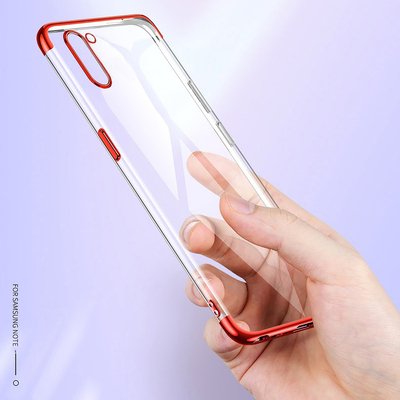 Microsonic Samsung Galaxy Note 10 Kılıf Skyfall Transparent Clear Siyah