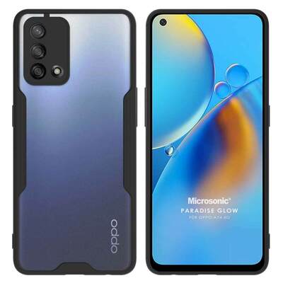 Microsonic Oppo A74 4G Kılıf Paradise Glow Siyah