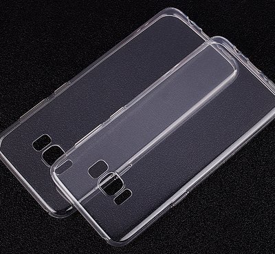 Microsonic Samsung Galaxy S8 Plus Kılıf Transparent Soft Mavi