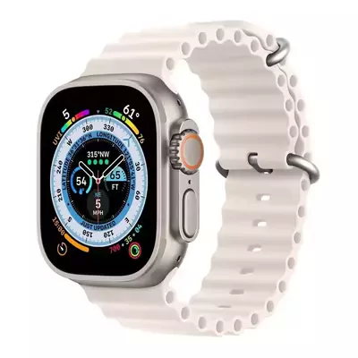 Microsonic Apple Watch Ultra Kordon Ocean Band Bej