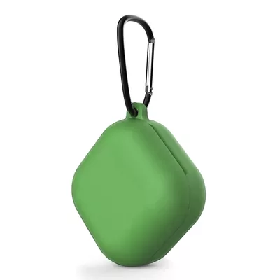 Microsonic Samsung Galaxy Buds Core Kılıf Askılı Mat Silikon Yeşil